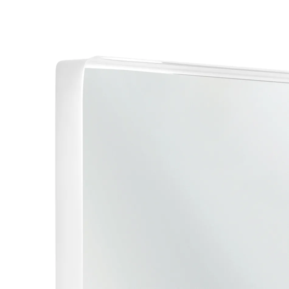 Miroir mural avec cadre étagère en plexiglas coloré - Orvieto Viadurini