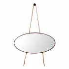 Miroir mural / sur pied en bois massif Grilli York made in Italy Viadurini