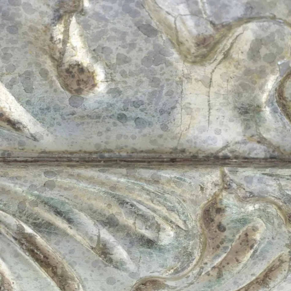 Miroir mural rectangulaire en bois fait main fabriqué en Italie par Nicolò Viadurini