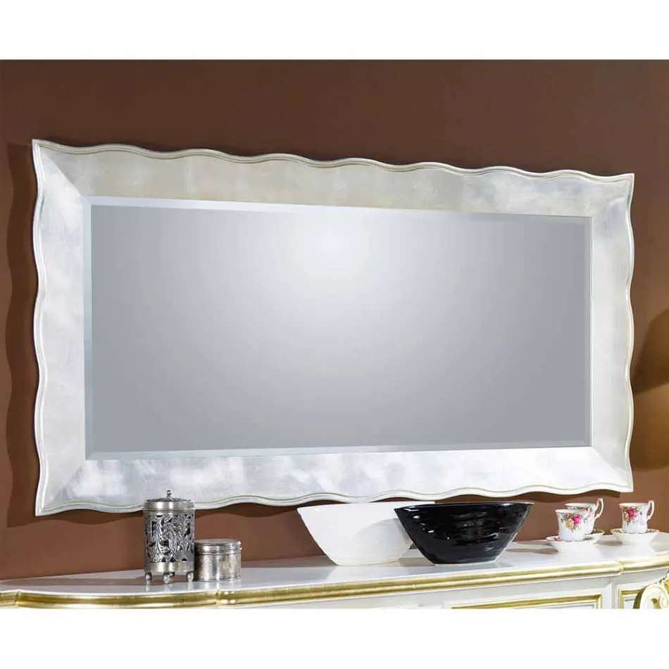 Miroir italien rectangulaire fait main fabriqué en Italie Simone Viadurini