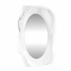 Miroir mural transparent design moderne Diva, fabriqué en Italie Viadurini