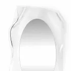 Miroir mural transparent design moderne Diva, fabriqué en Italie Viadurini