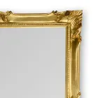 Miroir avec cadre en bois décoré à la main fabriqué en Italie - Venus Viadurini