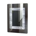 Miroir avec Cadre Interne en Cristal Acrylique Noir ou Glace - Gerardo