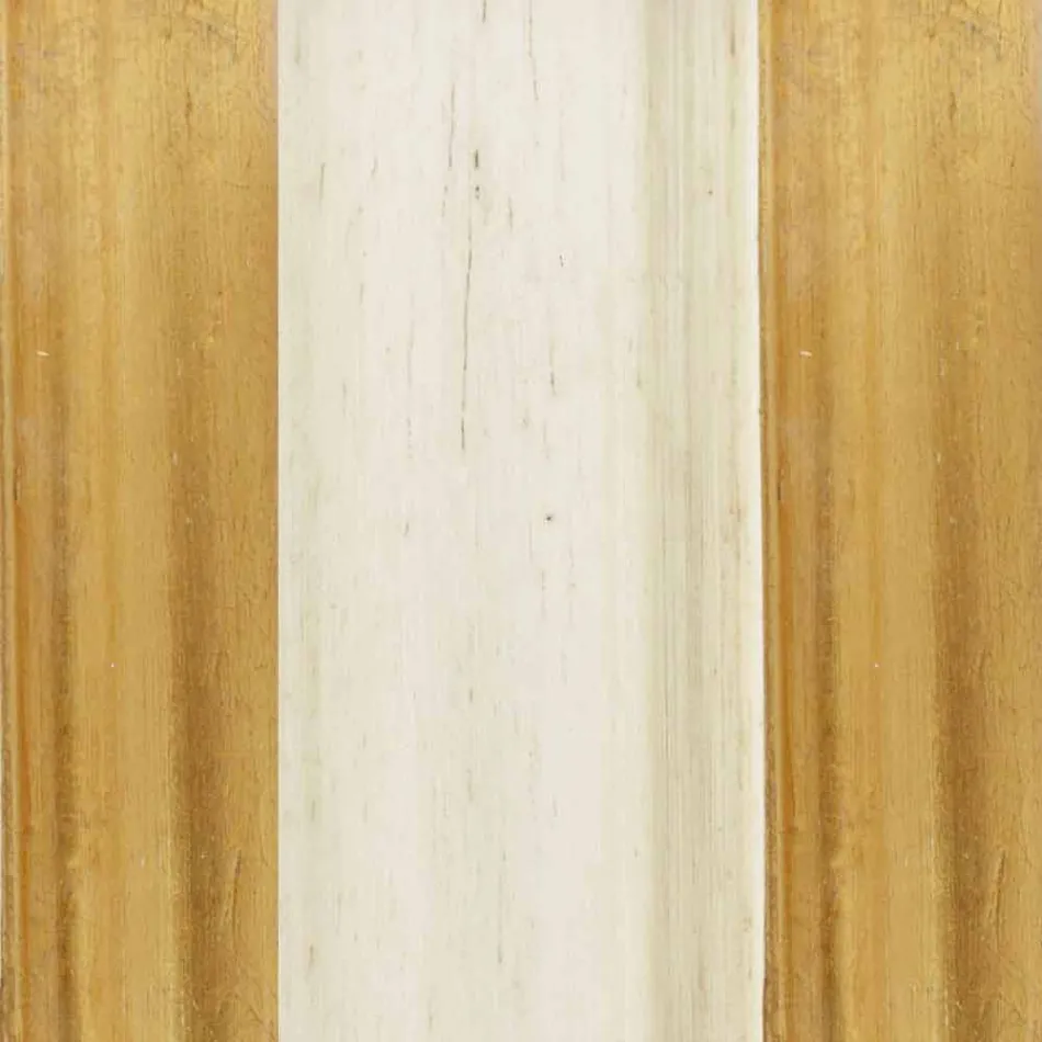 Miroir mural en bois argenté, ivoire et doré fabriqué en Italie Vittorio Viadurini