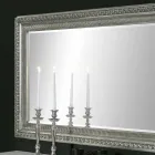 Miroir mural en bois moderne au design moderne fabriqué à la main par Claudio Viadurini