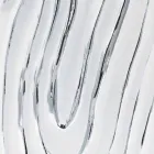 Miroir mural doré, blanc et argent en bois Eugenio fabriqué en Italie Viadurini