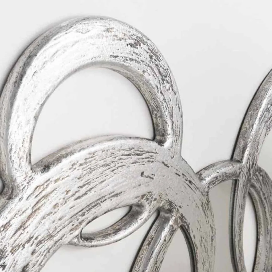 Miroir Décoratif Mural design italien Circles, décoré à la main Viadurini