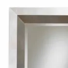 murale design miroir avec cadre en bois Lot Viadurini