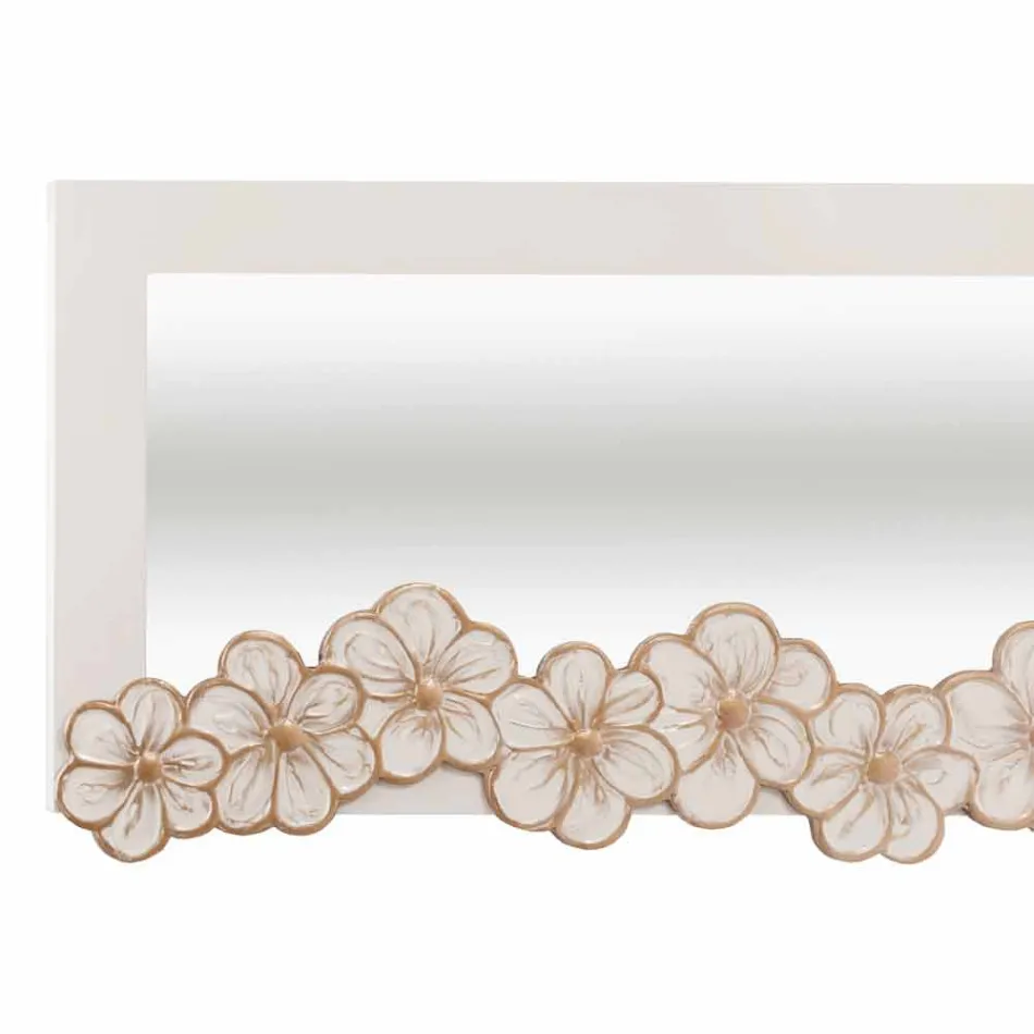 Miroir mural de design fait à la main fabriqué en Italie Senapina Viadurini