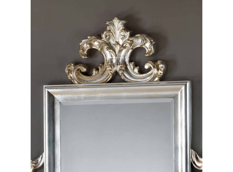 Miroir par mur Guy design, 118x240 cm, fabriqué en Italie Viadurini