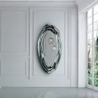 Miroir mural en cristal fabriqué en Italie - Pescara Viadurini