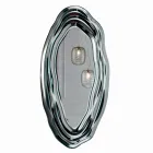 Miroir mural en cristal fabriqué en Italie - Pescara Viadurini