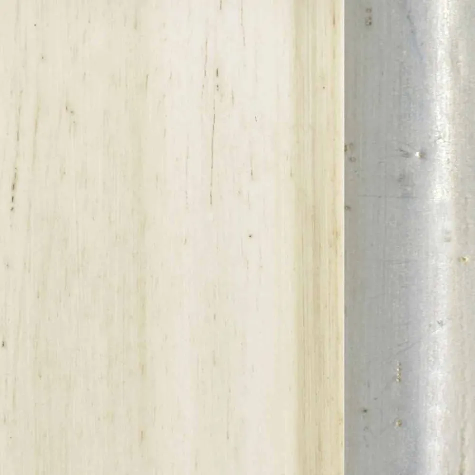 Miroir mural fait main en bois de sapin en Italie Maicol Viadurini