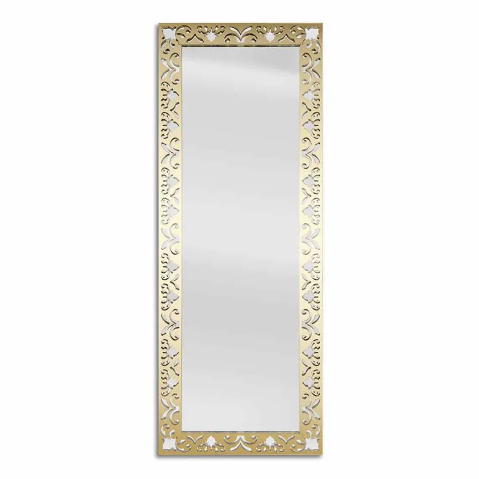 Miroir Mural en Plexiglas Or Argent ou Bronze avec Cadre - Nectar Viadurini