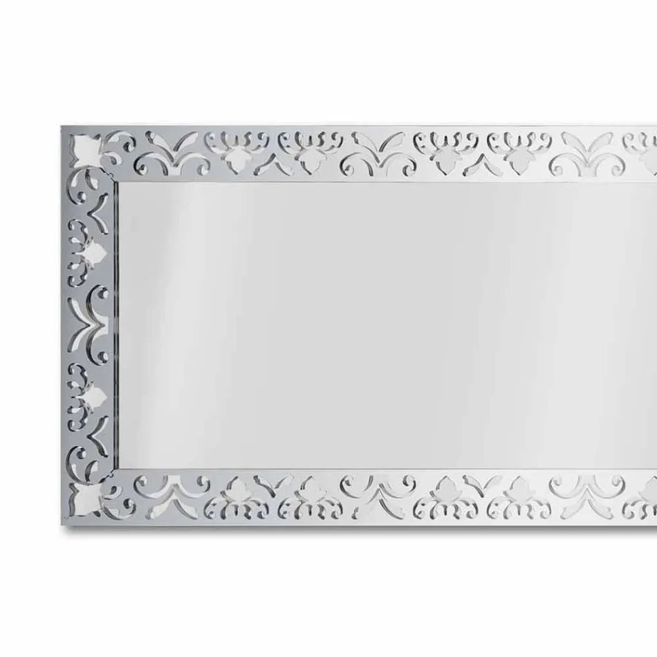 Miroir Mural en Plexiglas Or Argent ou Bronze avec Cadre - Nectar Viadurini