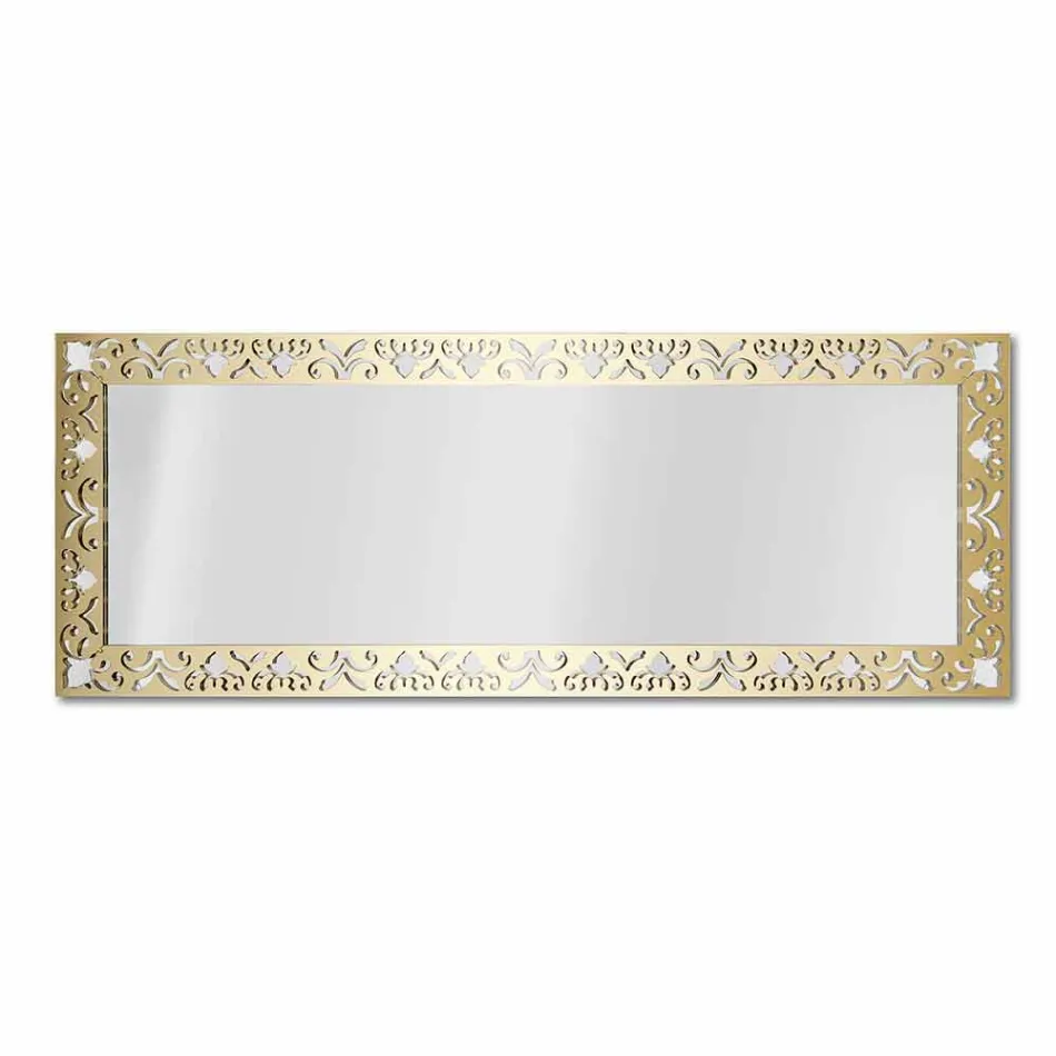 Miroir Mural en Plexiglas Or Argent ou Bronze avec Cadre - Nectar Viadurini