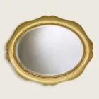 Miroir mural en bois de sapin fait main en Italie Franco Viadurini