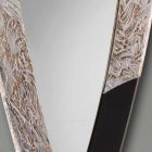 Miroir mural moderne en feuille d'argent fabriqué en Italie Urbino Viadurini