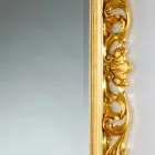 rez-de-Miroir / design mur avec finition à la feuille d'or Mata Viadurini