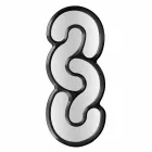 Miroir mural fait à la main en Italie Teo Viadurini