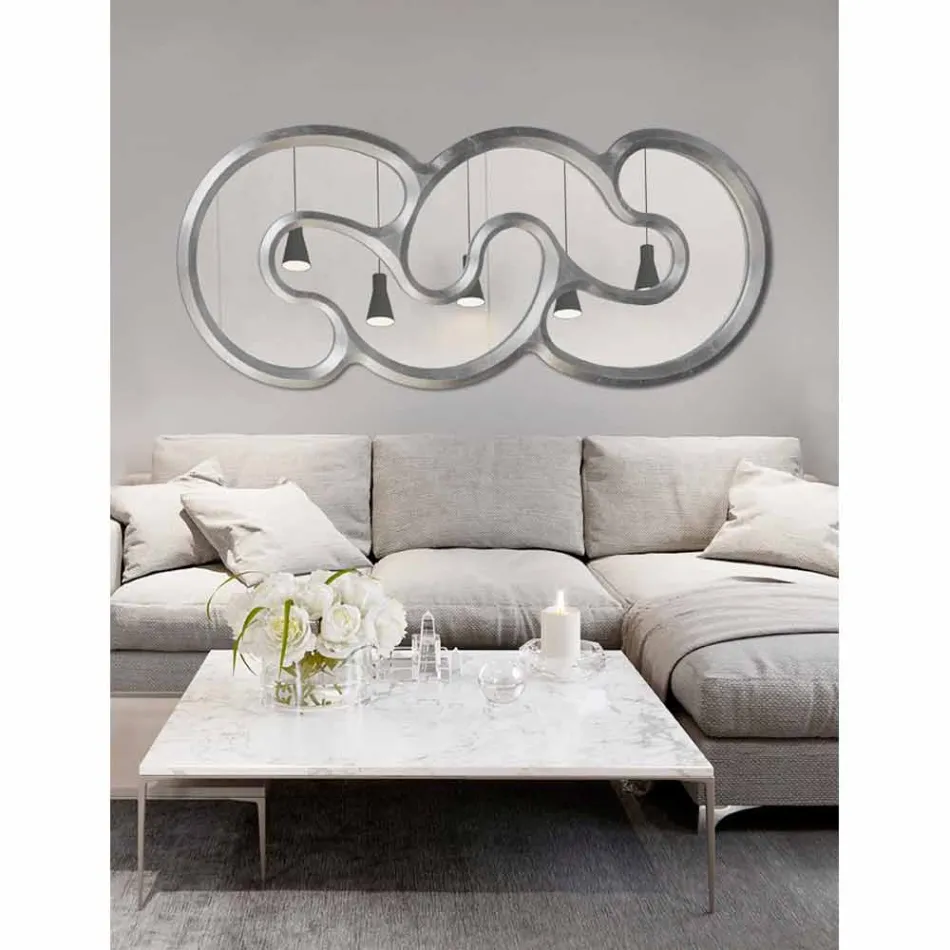 Miroir mural fait à la main en Italie Teo Viadurini