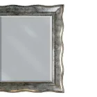 Miroir en feuille d'argent et miroir au sol fabriqué en Italie - Rongo Viadurini