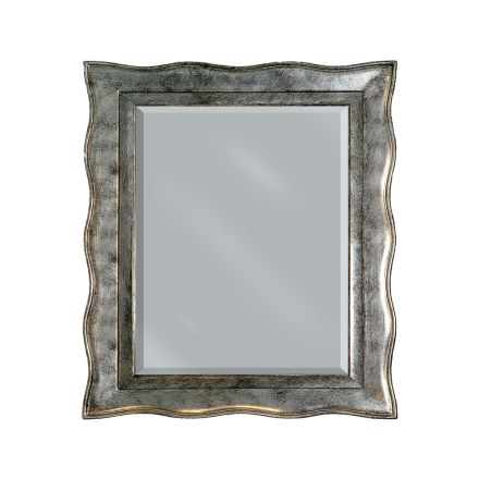 Miroir en feuille d'argent et miroir au sol fabriqué en Italie - Rongo Viadurini