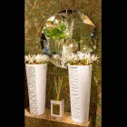 Miroir mur moderne en trois dimensions de conception de diamant Viadurini