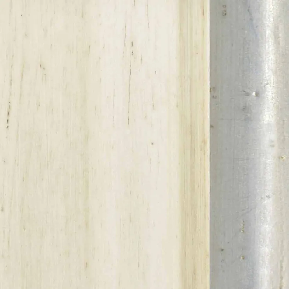 Miroir mural en bois fabriqué à la main en Italie Cristian Viadurini