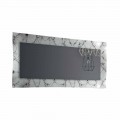 Miroir Design Rectangulaire avec Cadre en Verre Fabriqué en Italie - Eclisse