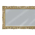 Miroir rectangulaire en feuille d'or et miroir au sol fabriqué en Italie - Rangi Viadurini