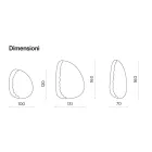 Miroir de forme avec insert en verre moucheté, fabriqué en Italie - Amata Viadurini