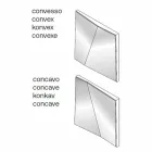 Miroir mural modulaire avec miroirs concaves et convexes Made in Italy - Allergie Viadurini