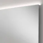 Miroir de salle de bain avec design moderne Luminaire LED avec bords satin Veva Viadurini