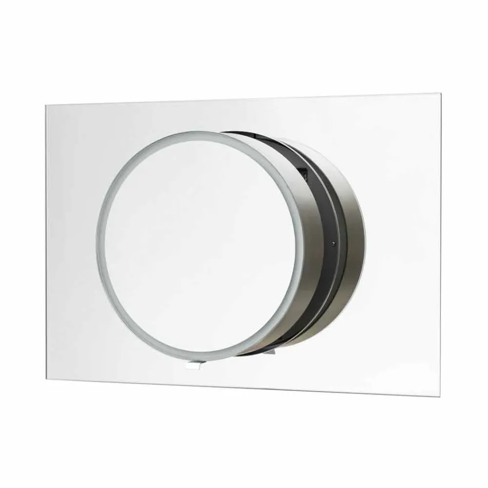 Miroir de salle de bain mural avec éclairage LED - Dotta Viadurini