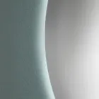 Miroir de salle de bain mural rond minimal avec lumière LED 4000K fabriqué en Italie - Roteo Viadurini