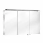 Miroir mural moderne à 3 portes avec étagères internes - Bramo Viadurini