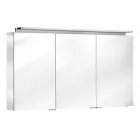 Miroir mural moderne à 3 portes avec étagères internes - Bramo Viadurini