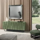 Miroir à cadre profilé disponible en 3 tailles et 2 couleurs - Carolina Viadurini