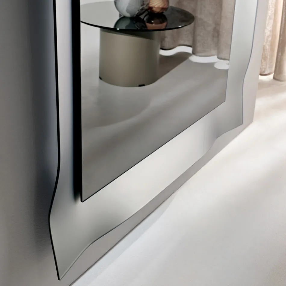 Miroir à cadre profilé disponible en 3 tailles et 2 couleurs - Carolina Viadurini