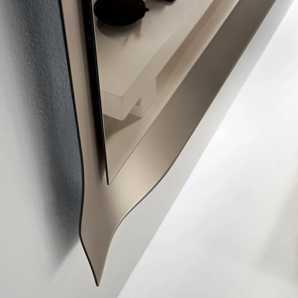 Miroir à cadre profilé disponible en 3 tailles et 2 couleurs - Carolina Viadurini