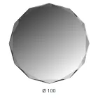 Miroir gravé au diamant avec bord biseauté - Excelsior Viadurini