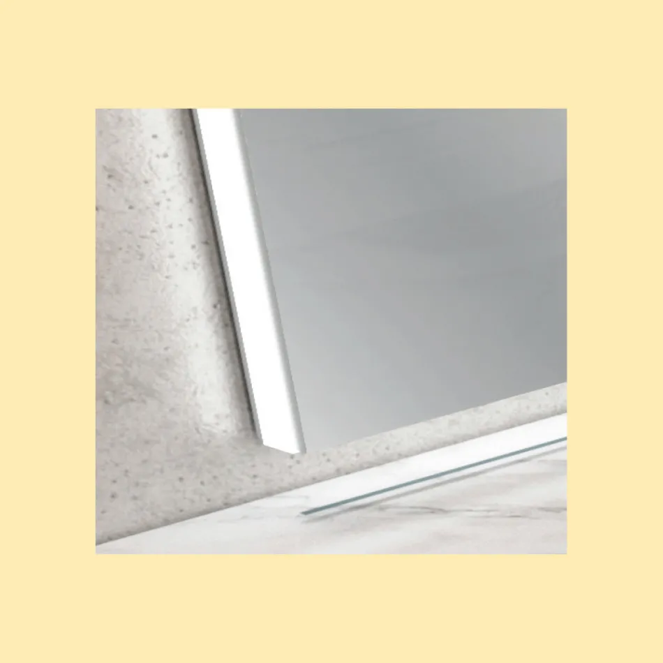 Miroir avec rétroéclairage d'ambiance fabriqué en Italie - Gogh Viadurini