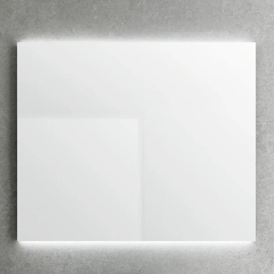 Miroir avec rétroéclairage sur les côtés horizontaux Made in Italy - Sigmund Viadurini