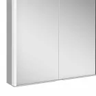 Miroir mural en aluminium avec éclairage LED - Demon Viadurini