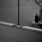 Miroir mural en aluminium avec éclairage LED - Demon Viadurini