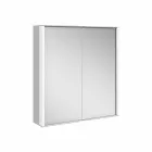 Miroir mural en aluminium avec éclairage LED - Demon Viadurini