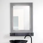 Armoire à miroir murale en plexiglas tricolore fabriquée en Italie - Kiran Viadurini