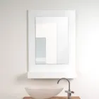 Armoire à miroir murale en plexiglas tricolore fabriquée en Italie - Kiran Viadurini